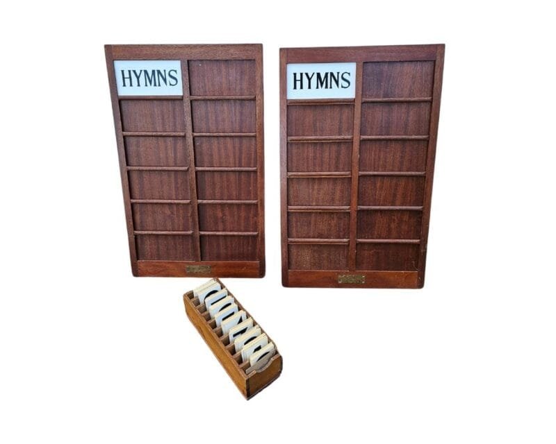 Methodist Church Hymn Boards X2