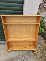 Freestanding Pine Wooden Shelf